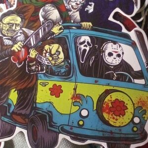 New! Horror Happy B-Day Banner